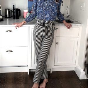 The Royal Native Striped Duck Paperbag Waist Pants